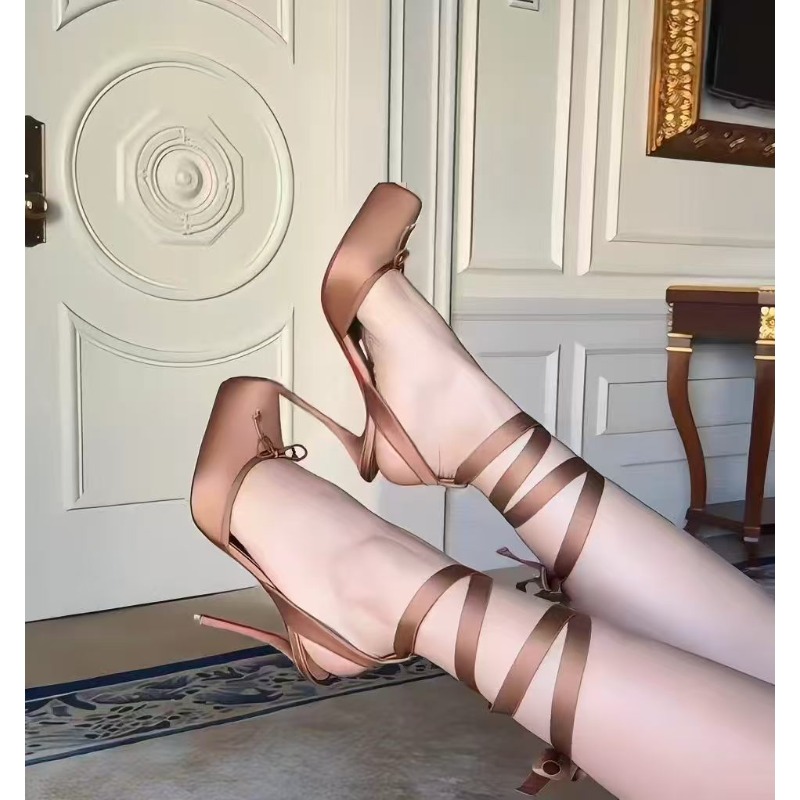Women'S Shoes Veja - Rode schoenen met hoge hakken, hoofdband