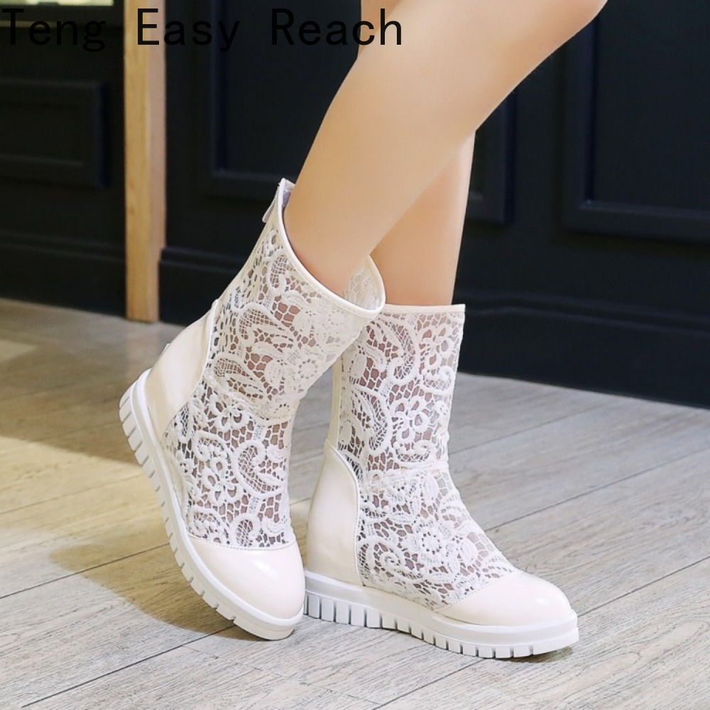 Women'S Shoes Easy Street - Vrouwen Zomer Laarzen 2026 Kant Hollow