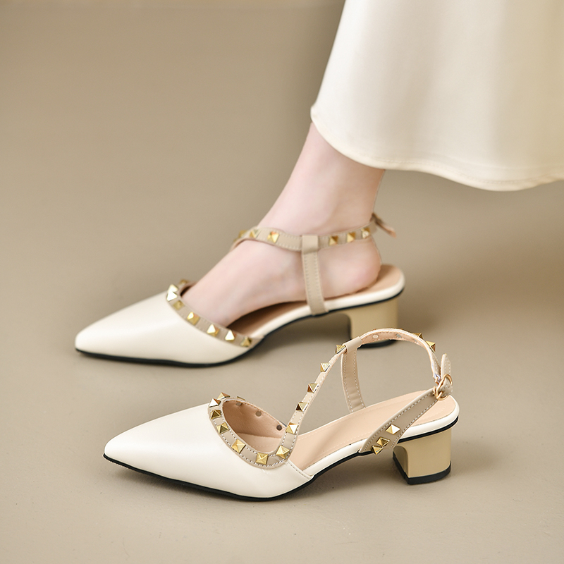 Women'S Shoes Trendy - Dames glanzende sandalen met gesp aan