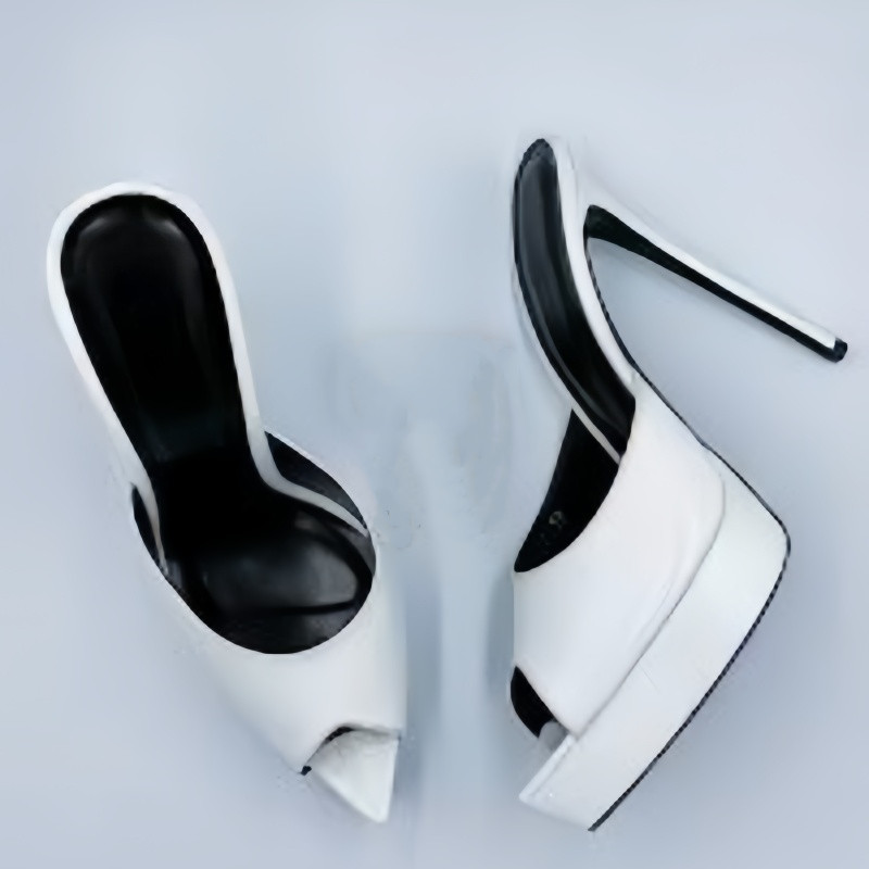 Peep Toe Heels - MKKHOU Mode Pompen Nieuwe Hoge Kwaliteit