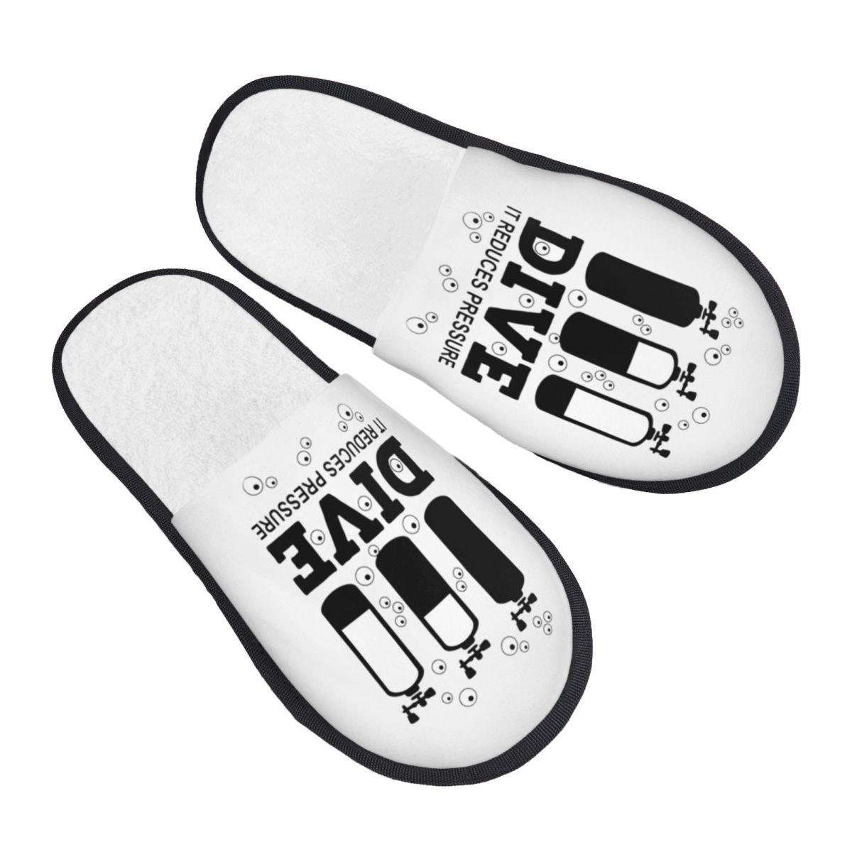 Women Shoes Quote - Aangepaste duiken traagschuim pantoffels dames gezellige