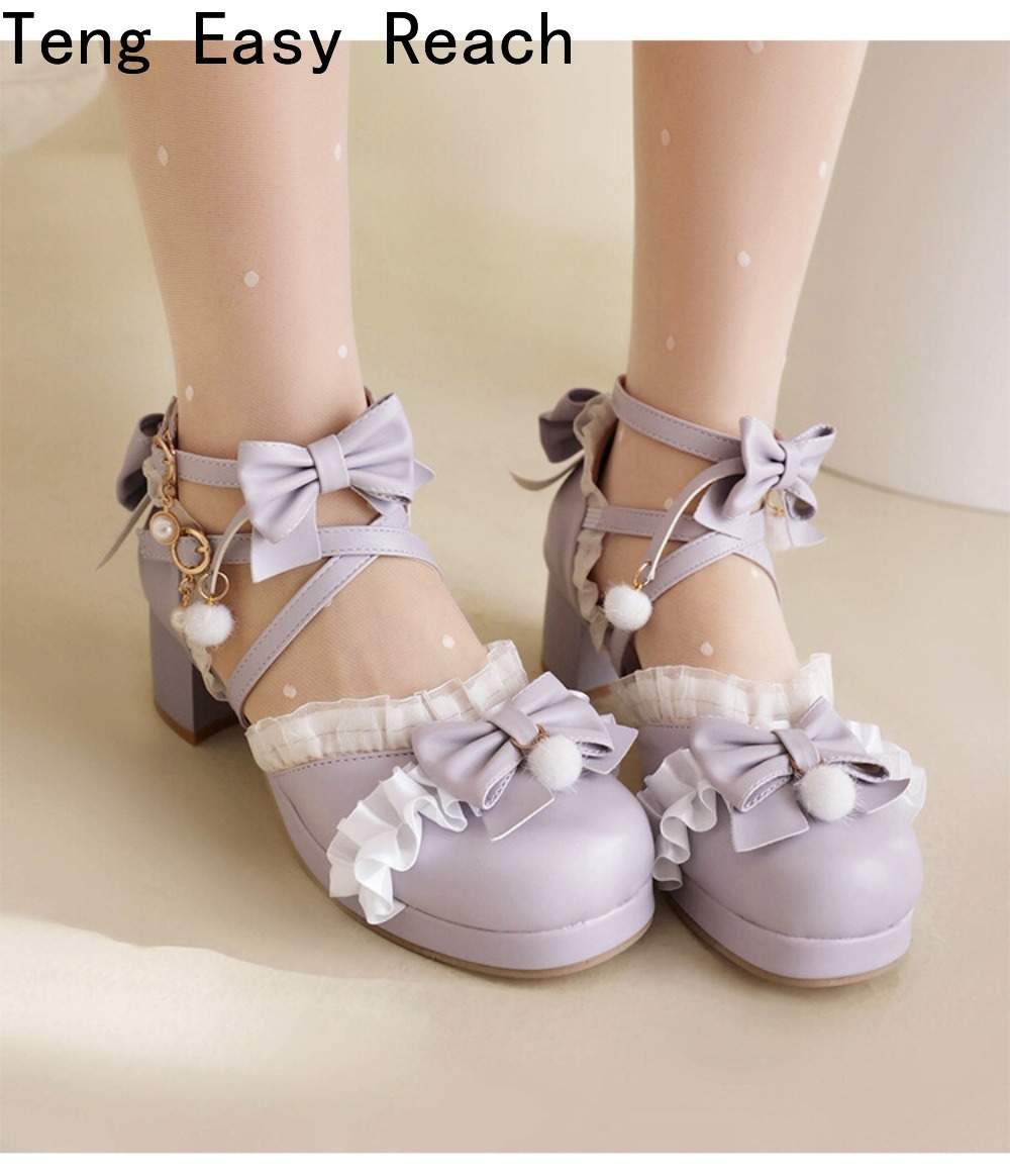 Women'S Shoes Easy Street - Dames Witte Mary Janes Sandalen Roze