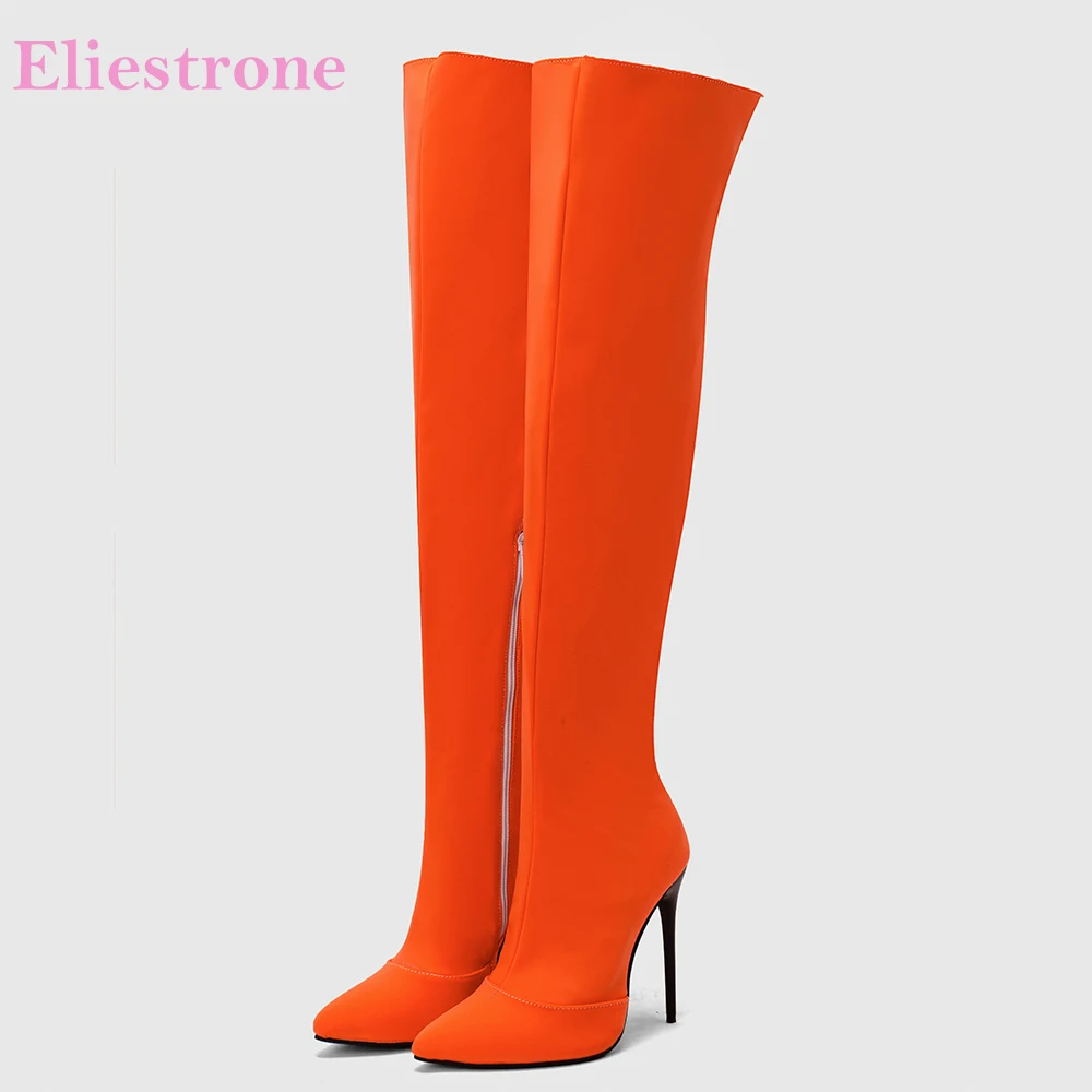 Women'S Shoes Size 12 - Nieuwe Winter Glamour Oranje Geel Vrouwen