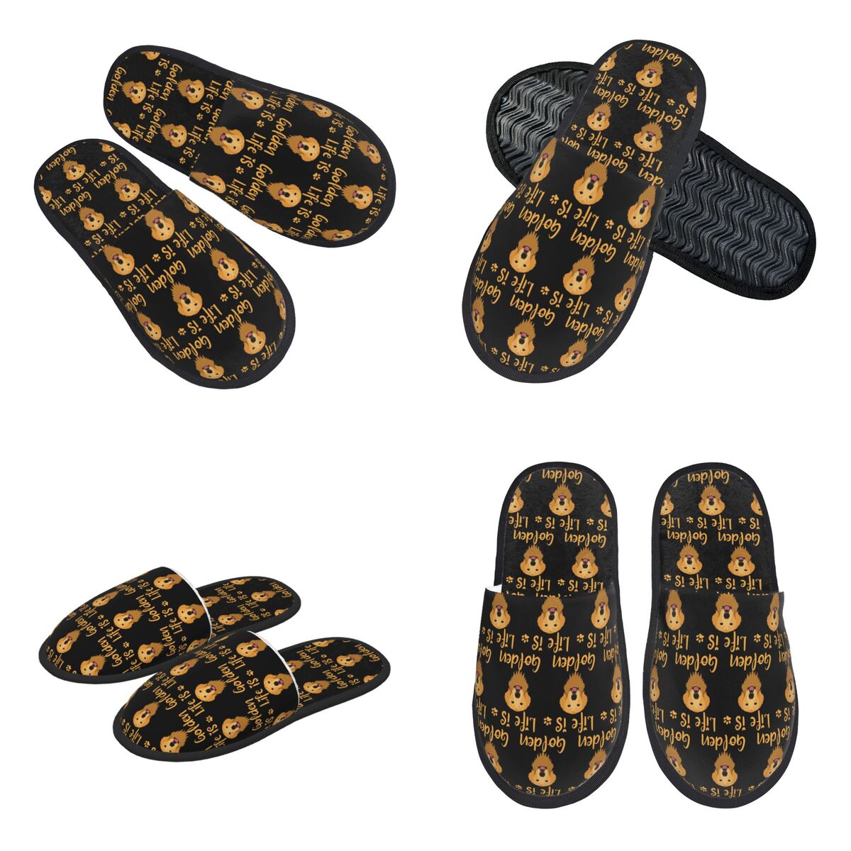 Women Shoes Quote - Op maat gemaakte GOLDEN RETRIEVER Quote