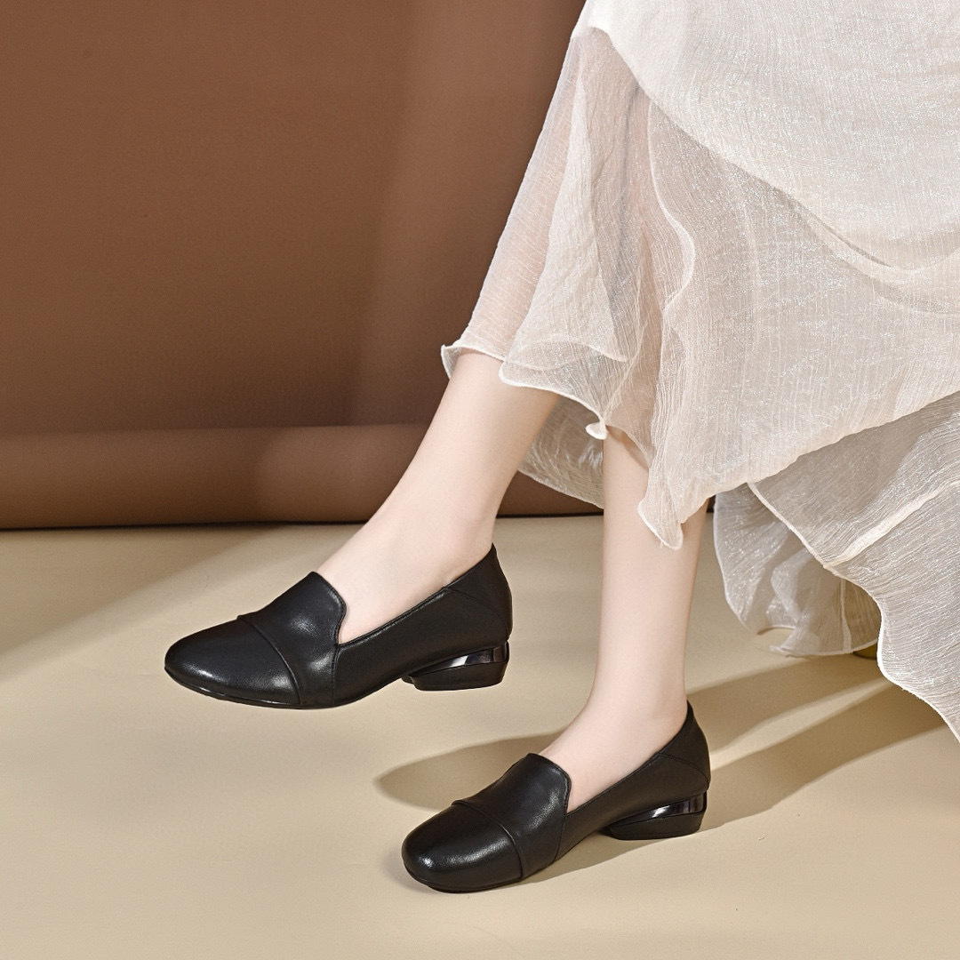 Women Shoes Loafers - Damesschoenen 2026 herfst lage hak ronde