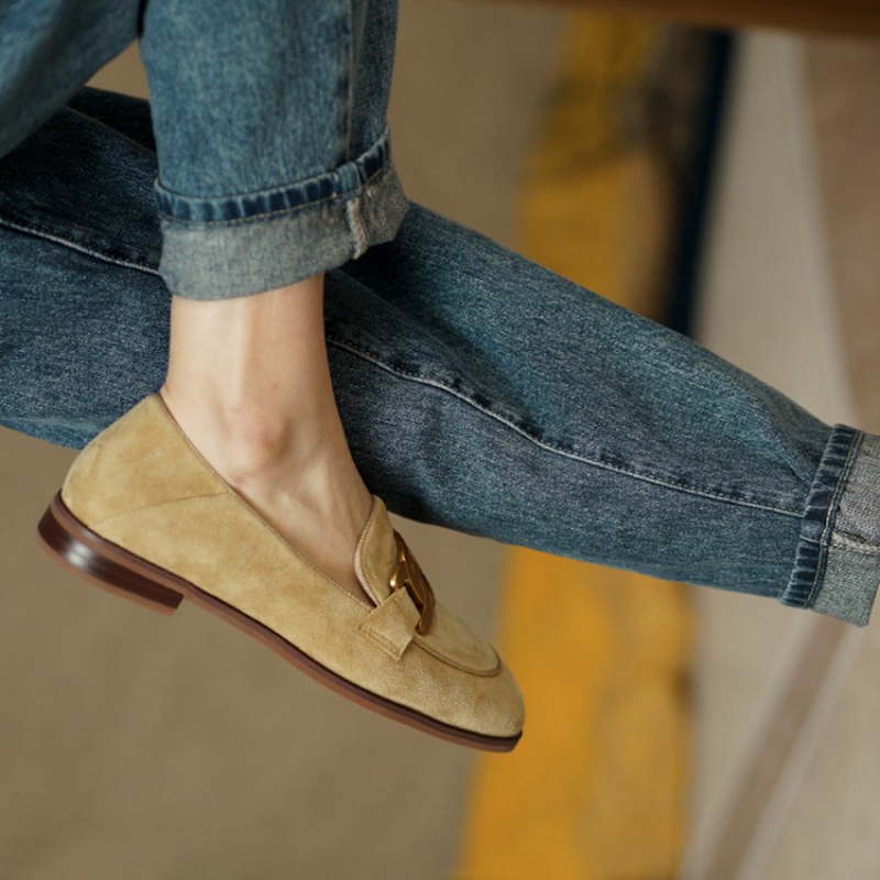Suede Leer Vrouwen Instappers  - Women Shoes Loafers recensie en prijs