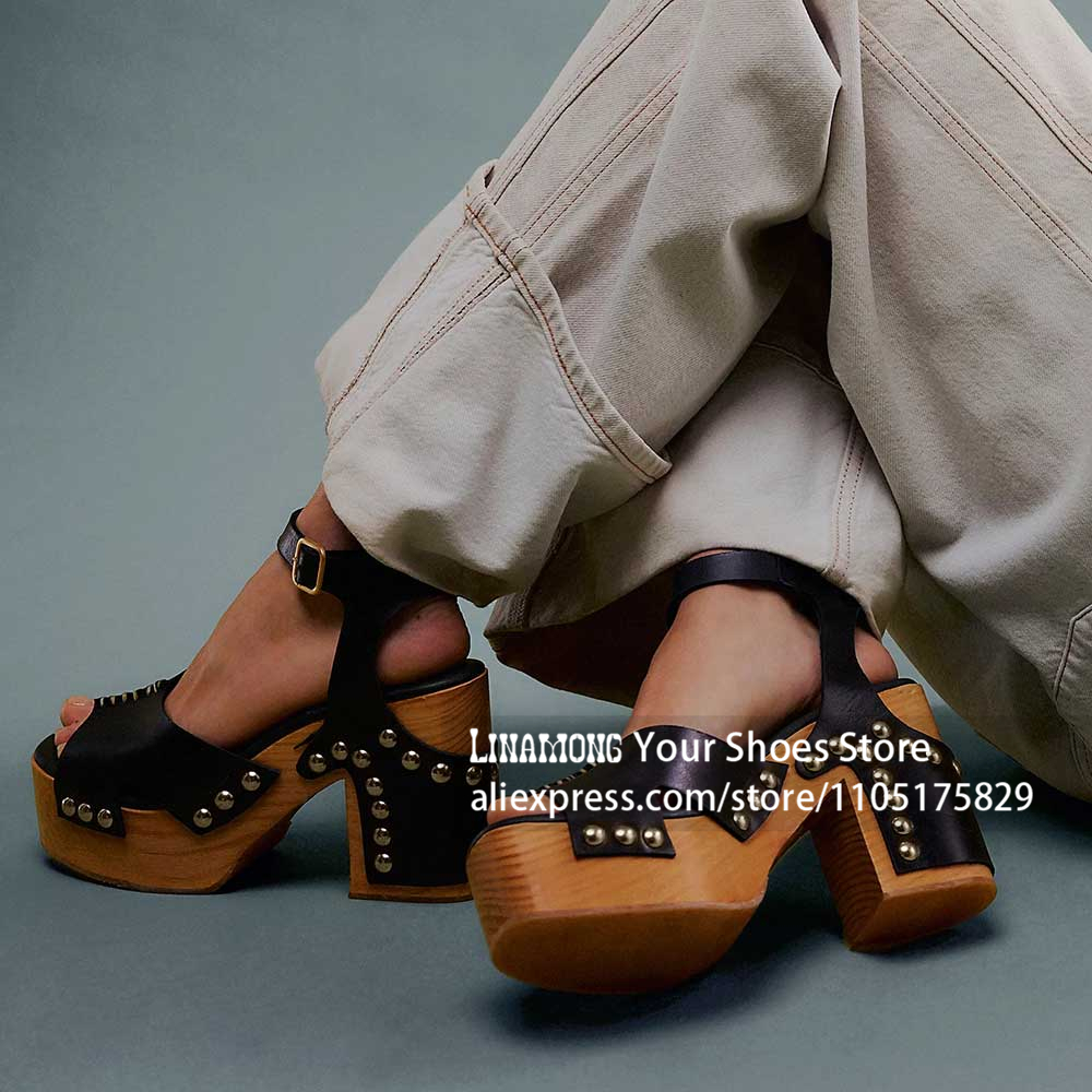 Chunky Heel Platform Clog Sand - Women'S Shoes Clogs recensie en prijs