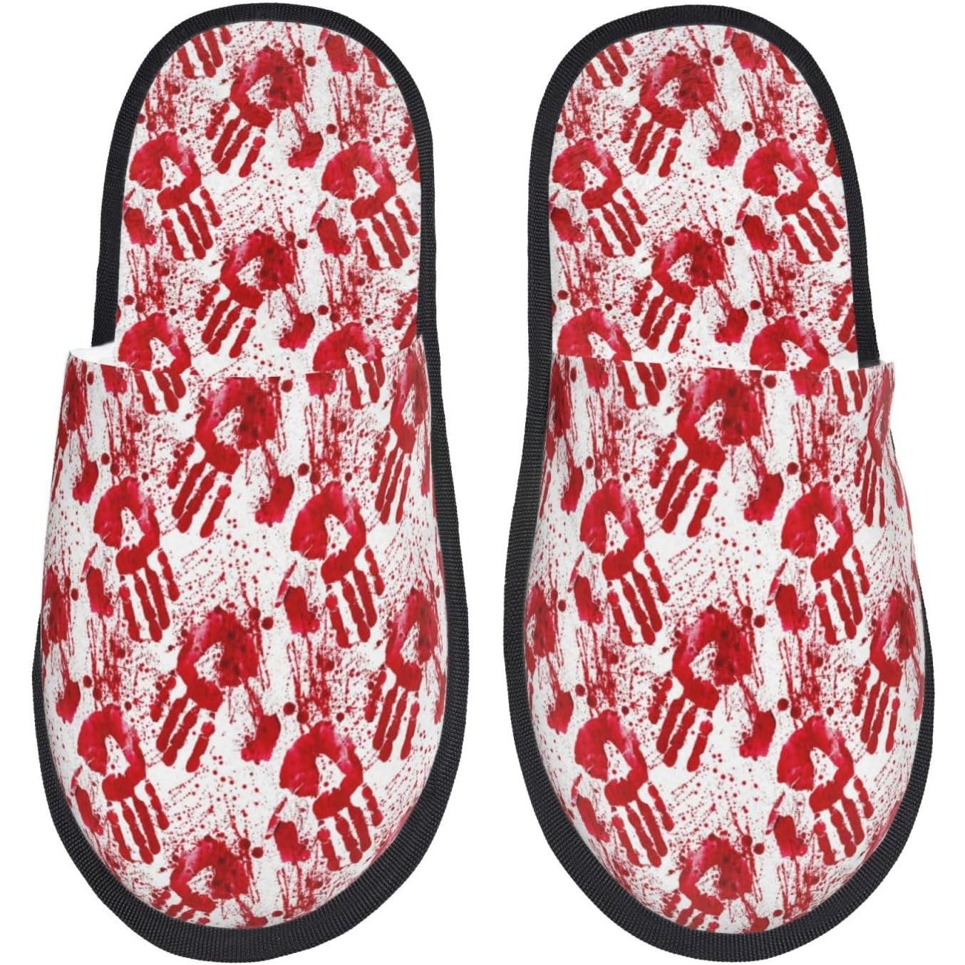 Bloody Hand Print Vrouwen Slip - Women'S Shoes Hands Free recensie en prijs