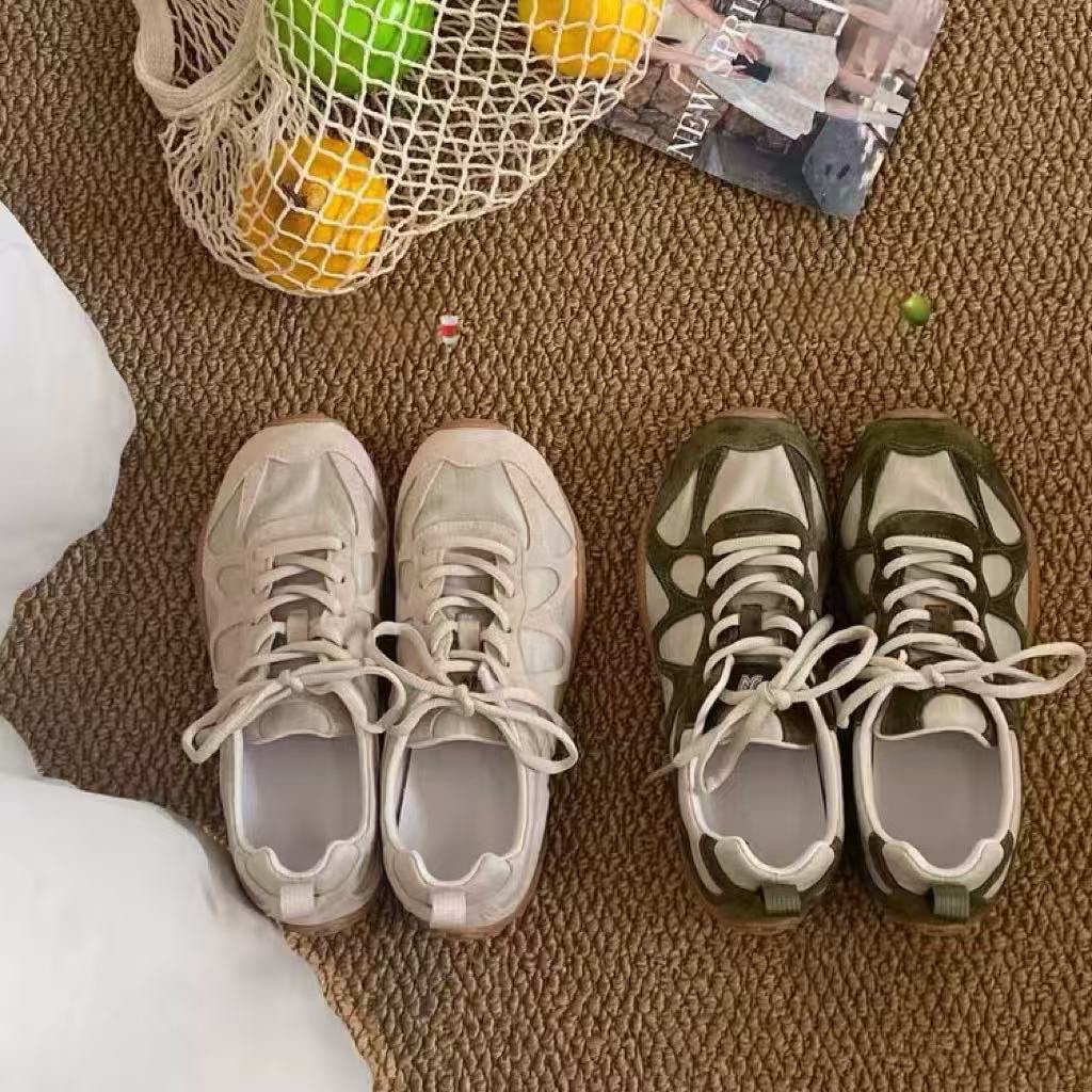 Vintage patchwork veterschoene - Women'S Shoes Casual Sneakers recensie en prijs