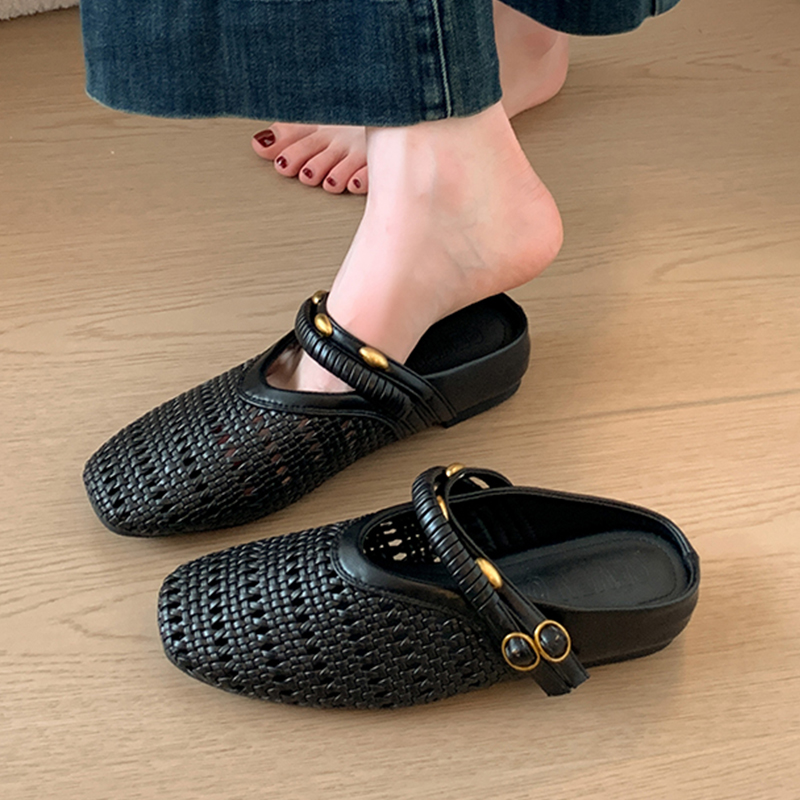 Vrouwen Weven Slippers Flats M - Women'S Shoes Size 12 recensie en prijs