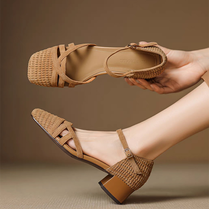 Retro Weave Hoge Hak Sandalen  - Women'S Shoes Veja recensie en prijs