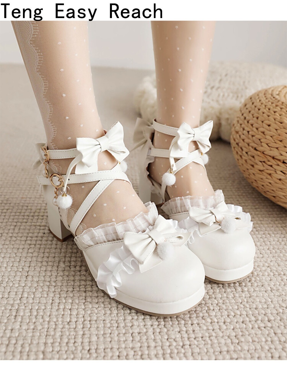 Dames Witte Mary Janes Sandale - Women'S Shoes Easy Street recensie en prijs