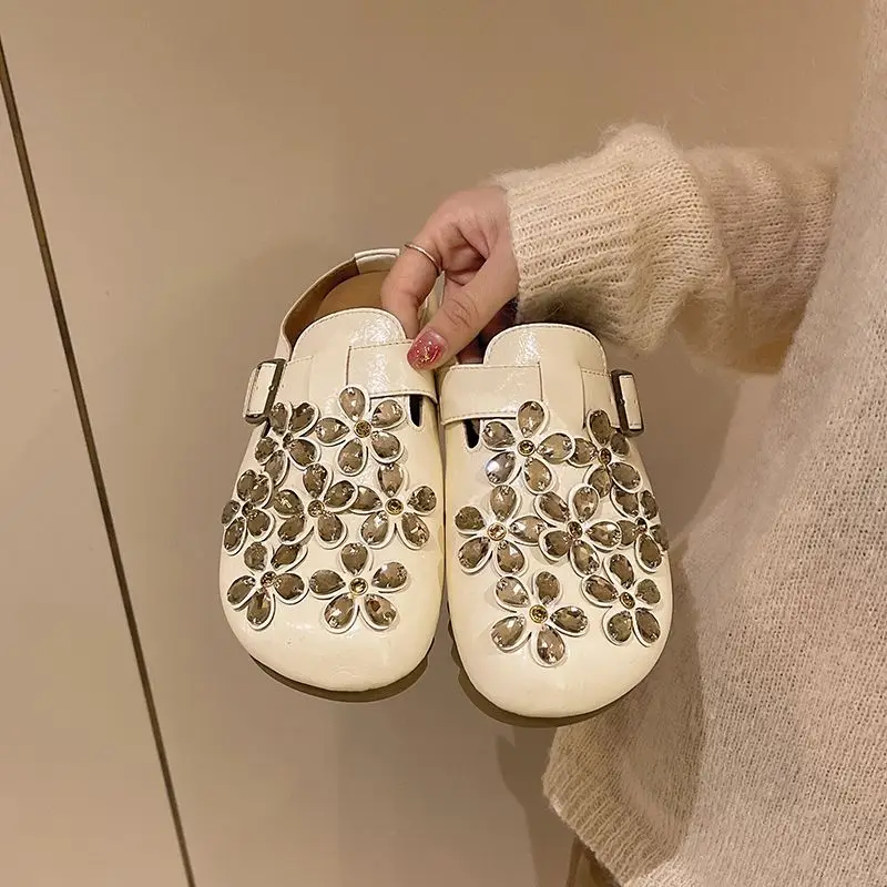 Dames Bloemen Strass Gesp Gesl - Women'S Shoes Clogs recensie en prijs