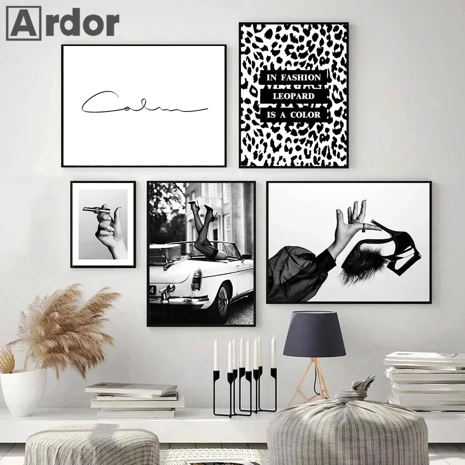 Mode Sexy Vrouwen Wall Art Pos - Women Shoes Quote recensie en prijs