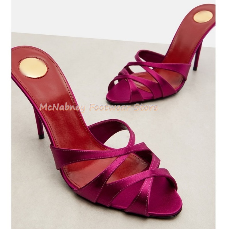 Puntige stiletto's satijnen st - Women'S Shoes Clogs recensie en prijs