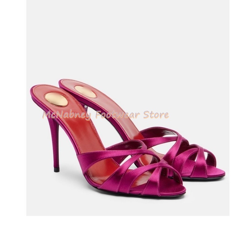 Puntige stiletto's satijnen st - Women'S Shoes Clogs recensie en prijs